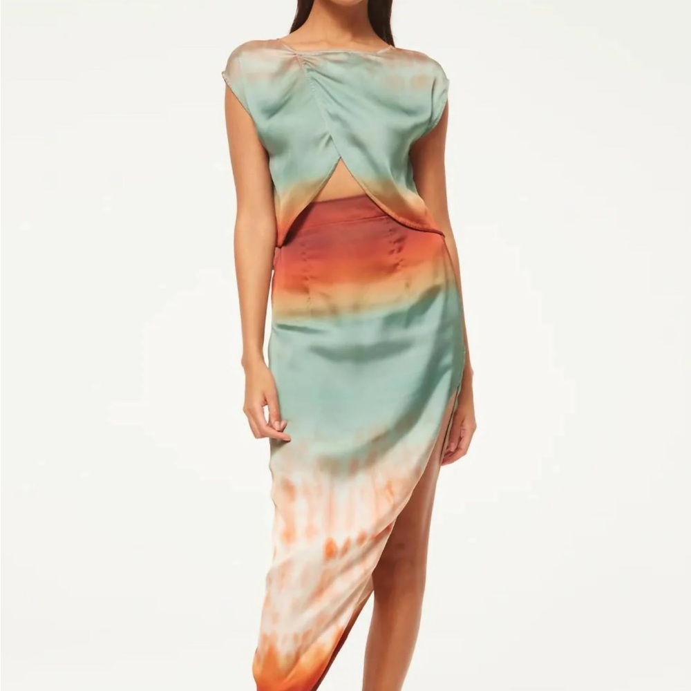 MISA Elegant Multicolor Skirt